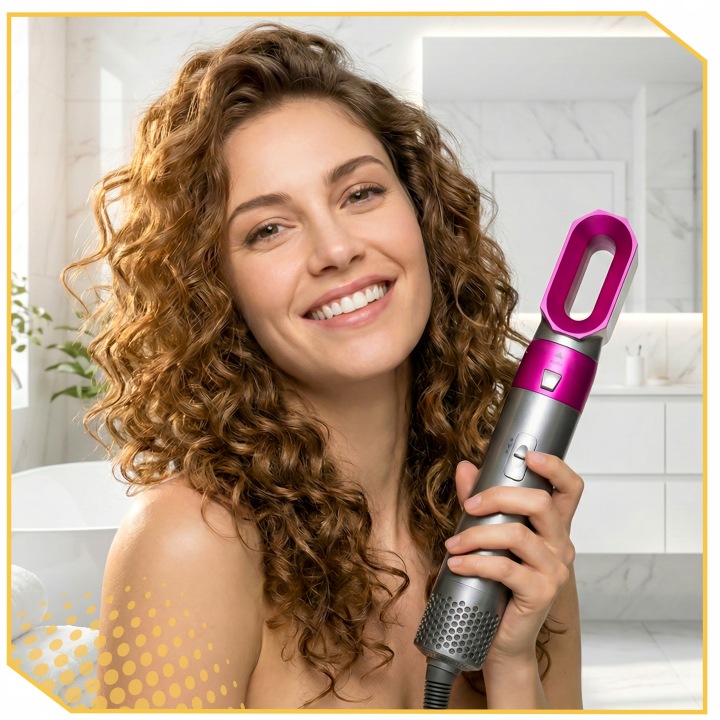 Suszarka do włosów suszarko-lokówka PROFESJONALNA JONIZACJA STYLER KOMPLET EAN (GTIN) 5907184390628